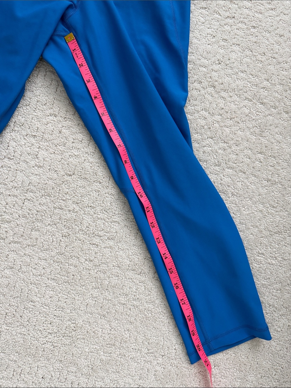 Old Navy Royal Blue Athletic Capri Legging Set with Crossback Sports Bra - Picture 5 of 8